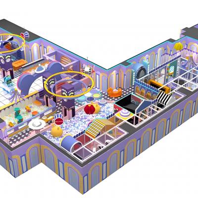 A 600-square-meter indoor playground