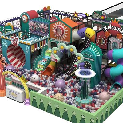 Customized Indoor Playground Equipment for Children's Soft Play Areas with Slides, for Shopping Mall Use