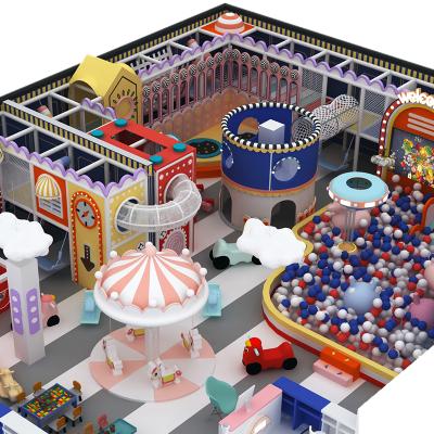 Custom Themed Indoor Playground Equipment with Soft Games Slides and Trampoline Parks for Children