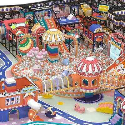 Customized Space Theme Indoor Playground with Children's Sports Pipe Slide Soft Game Equipment Ball Pool Trampoline
