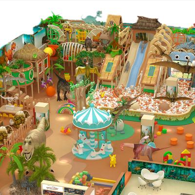 Dinosaur Themed Indoor Soft Playground for Kids Commercial Amusement Equipment