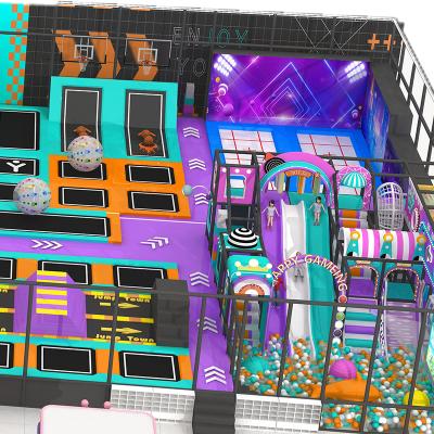 Customized Trampoline Park, Children's Indoor Playground Area Equipment, Large Commercial Shopping Center
