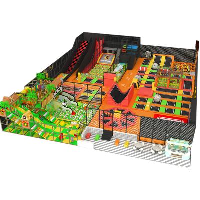 Customized Durable Indoor Amusement Park Soft Play Equipment with Children's Ball Pool and Slide