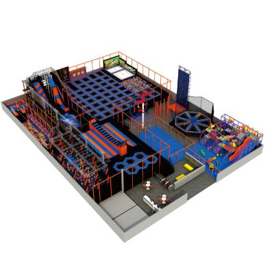 Small Indoor Kids Soft Play Naughty Castle Playground with Ball Pit Slide Trampoline for Home Commercial Use
