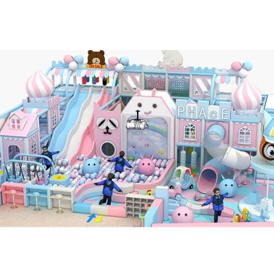 High Quality Customized Indoor Amusement Park with Trampoline Park and Soft Slide for Kids
