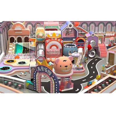 Large Indoor Amusement Park Equipment for Kids with Soft Play Area and Jumping Castle