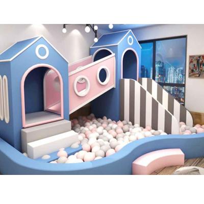 Interactive Indoor Playground for Kids with Double Slide Commercial Sports Equipment