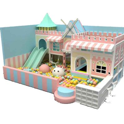 Newly Designed Indoor Jungle-Theme Playground Equipment for Kids with Soft Play and Slide
