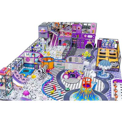Indoor Playground Equipment for Kids Trampoline Park with Obstacles and Sports Elastic Features
