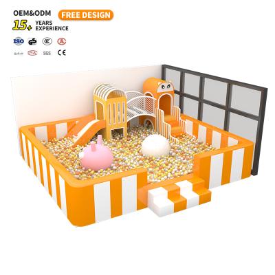 Indoor Playground Equipment for Preschool Children, Including a Ball Pool and Soft Game Set, Naughty Castle Game Room