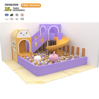 LED Neon Indoor Amusement Park Custom Soft Play Equipment for Kids with Slide and Interactive Features